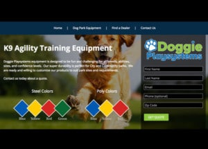 Landing Page Example - plumThumb Website Design