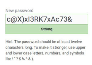 Use strong passwords - plumThumb Website Design & Hosting