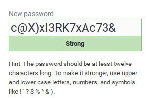 Use strong passwords - plumThumb Website Design & Hosting