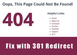 Fix 404 Errors - plumThumb Website Design & Hosting