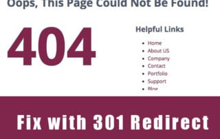 Fix 404 Errors - plumThumb Website Design & Hosting